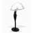 Contemporary Arch Sphere Human Sculpture Floor Light Decor