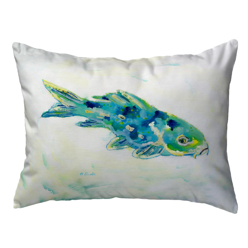 Outdoor Reversible Throw Pillow