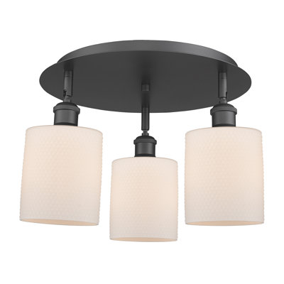 Dublin Glass Semi Flush Mount