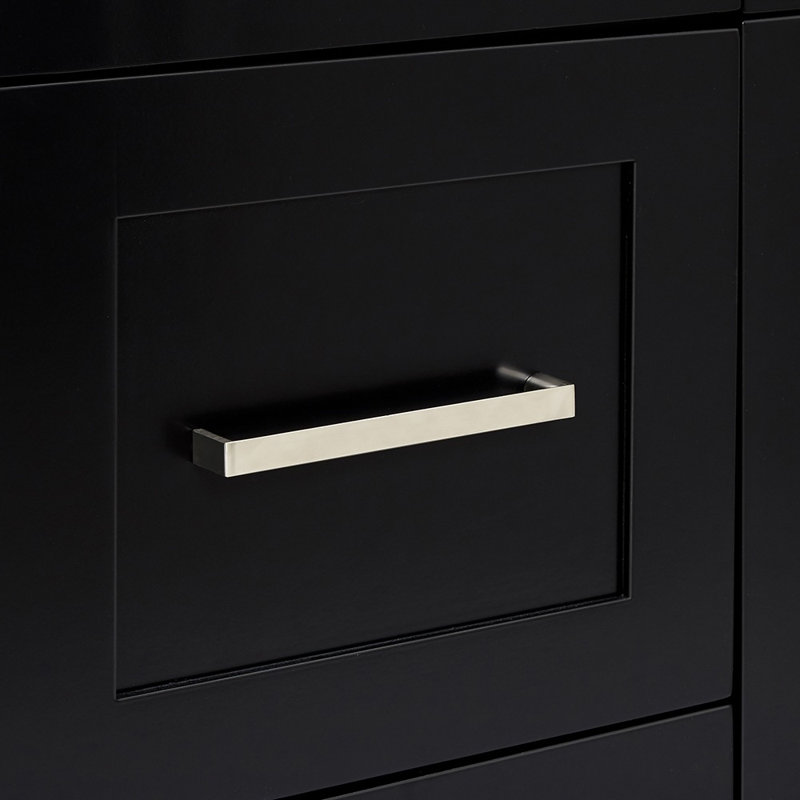 Ensemble de meuble-lavabo double 61 po Abell, Noir