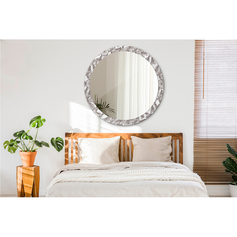 Huldar Glass Flat Wall Mirror