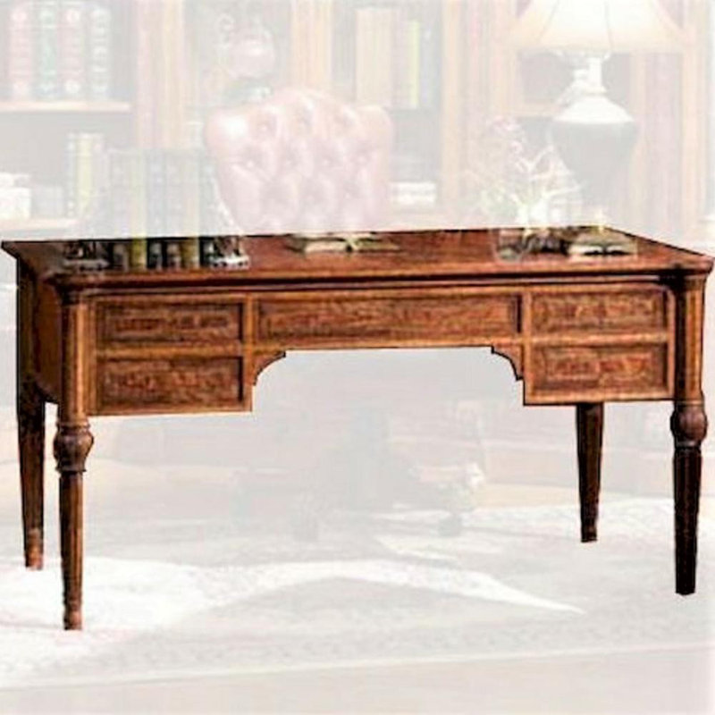 Louis Solid Wood Writing Desk