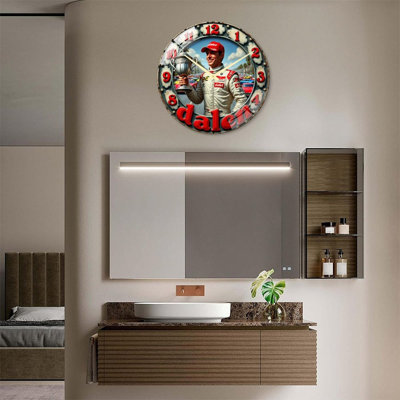 Horloge murale de course
