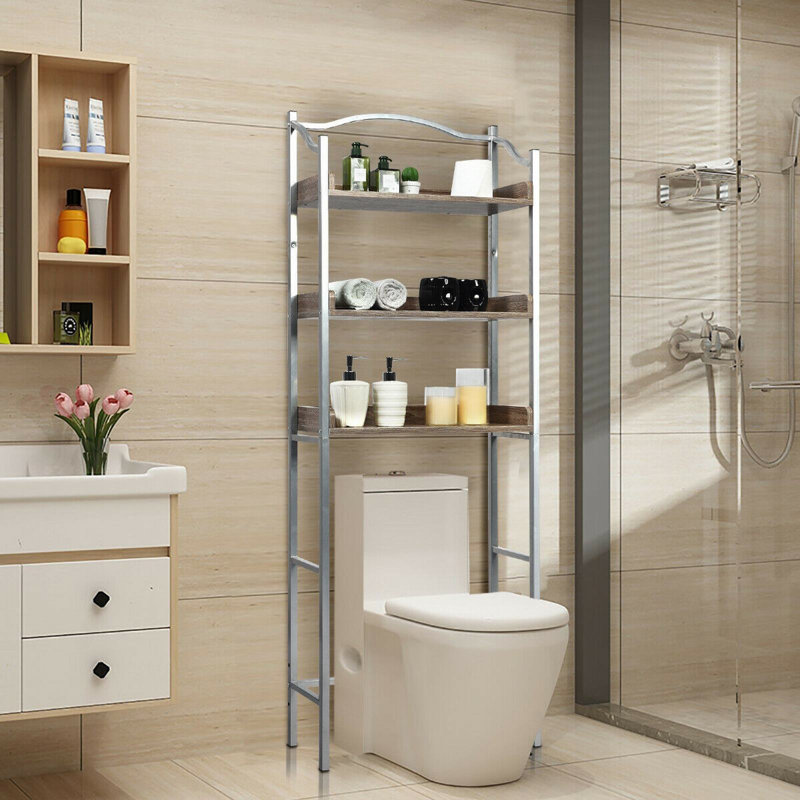 Support de rangement pour salle de bain à 3 niveaux