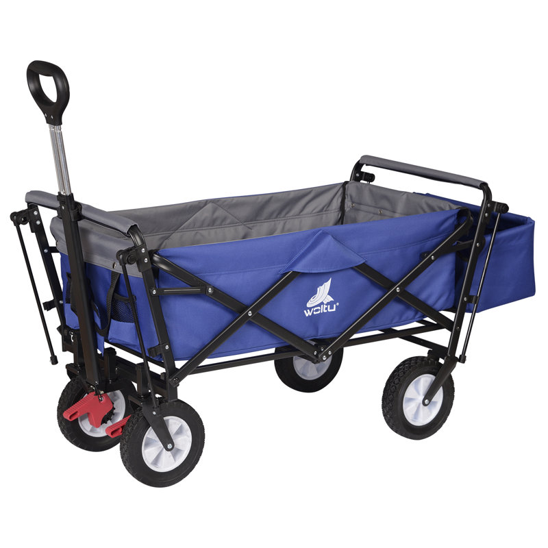 120cm H x 51cm W x 93cm D 80/Kg Sackkarre Hand Truck Trolley, Blue