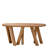 Console Table Bayshore Oak Wood - 3 Legs