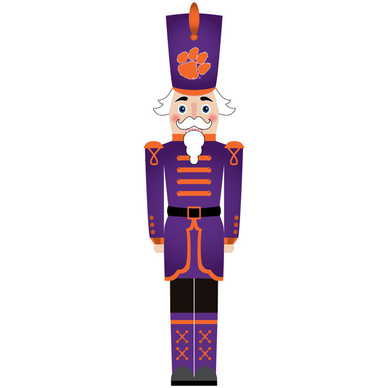 Clemson University 46" Nutcracker Leaner