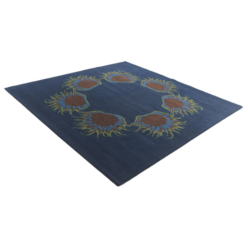 Tapis carré bleu marine Odenton