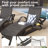 80'' Outdoor Wicker Chaise Lounge Chairs Set Of 2, Patio Rattan Reclining Chair Pull-out Side Table W/ 5 - Level Adjustable Backrest Ergonomic Wave Design Pool Sunbathing Recliners, Dark Brown-2069544115