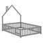 Lit avec clôture et porte, tête de lit en forme de maison-110601321-110601325