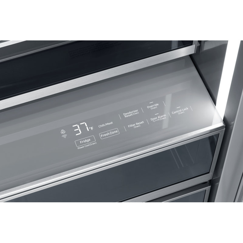 24" Column Panel Kit, Right, 24", Graphite Stainless
