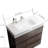 36" Bathroom Vanity - Walnut, White Sink, Tremendous Storage, , Elegant Finish, Modern Facility Basin, Conjoins Of , Central Component-1261125405-1261125406