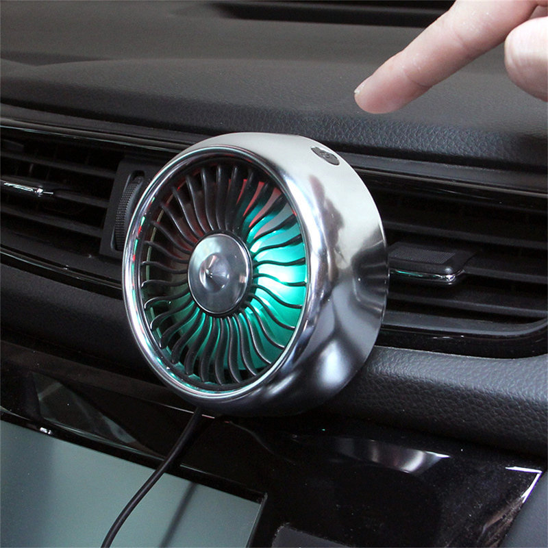Ventilateur de voiture kbndieu, Silver