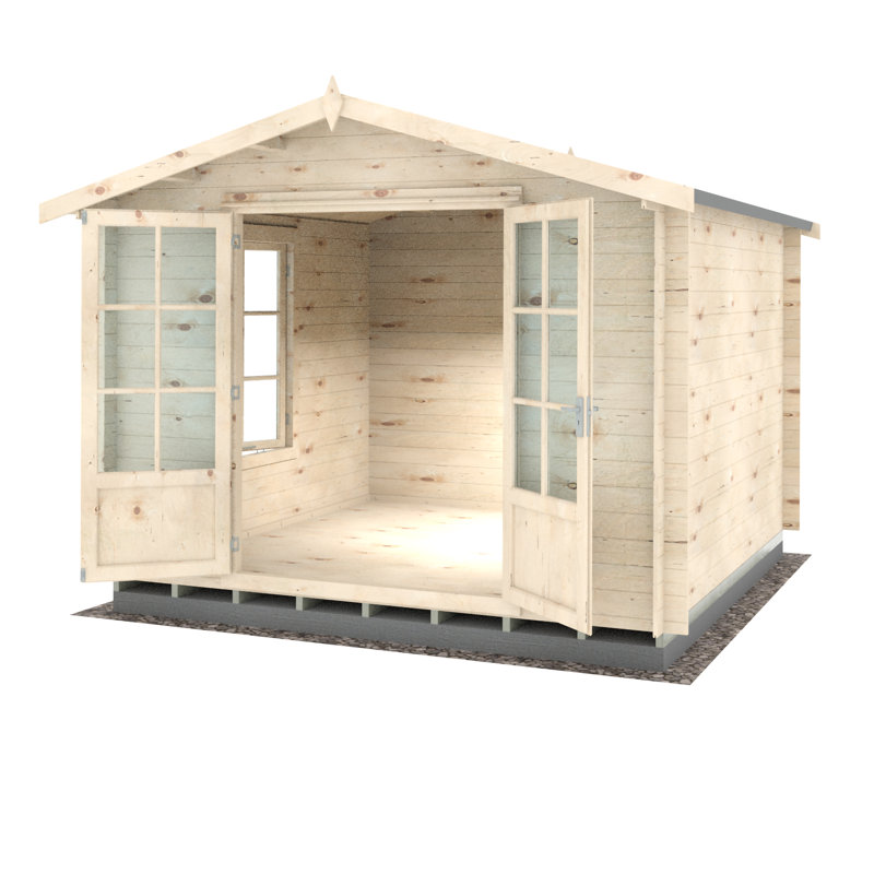 Barnsdale 10 ft x 10 ft Log Cabin