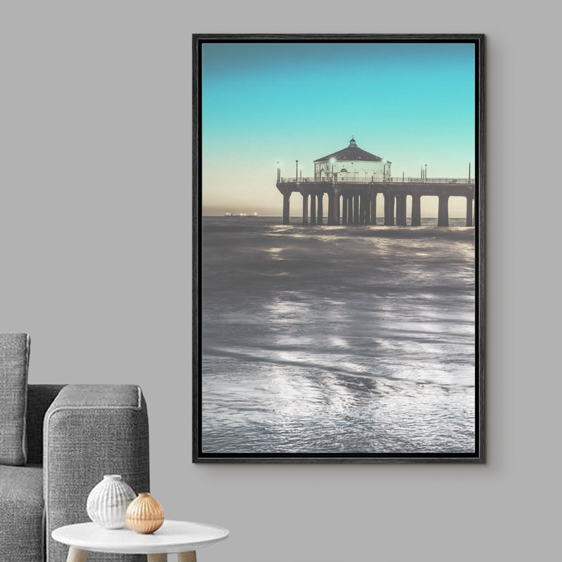 Photographie à cadre flottant sur toile, Cadre noir, H 24 po x l 16 po x P 1,5 po