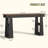 63'' Entryway Console Table, Farmhouse Entryway Table with 2-Tier Shelves, Modern Sofa Table Behind Couch for Living Room, Foyer