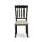 5 Piece Dining Set Includes a Rectangle Dining Room Table with Butterfly Leaf and 4 Linen Fabric Chairs, Black-695318388