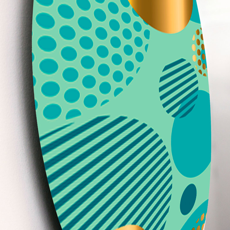 Abstract Wall Decor on Metal