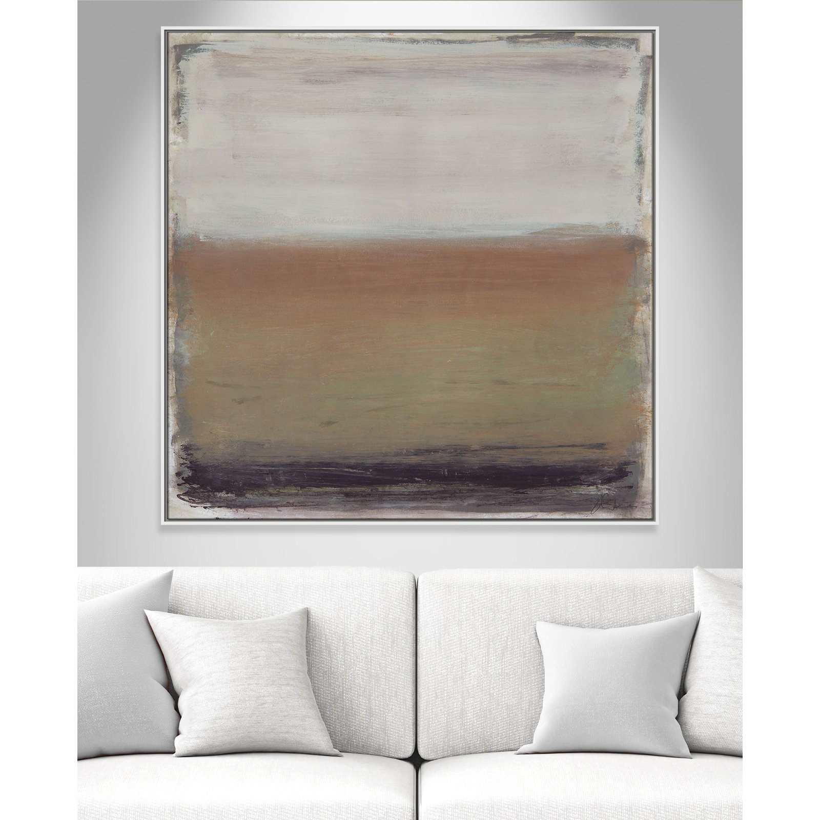 Arizona Print by , 46.5" H x 46.5" W, White