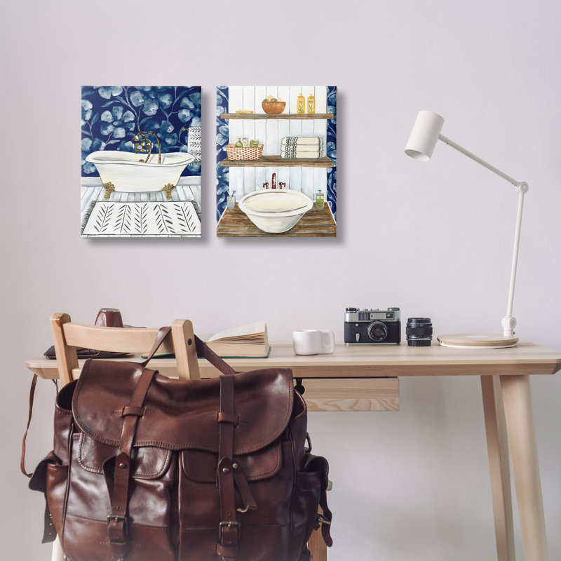 Ensemble de 2 peintures sur toile Bold, H 20 po x l 16 po