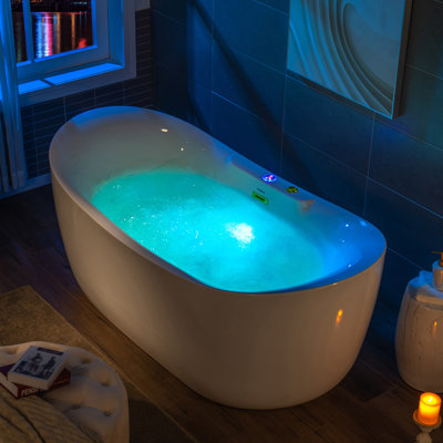 72'' x 35'' Freestanding Acrylic Bathtub