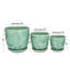 Ensemble de pots à fleurs d'intérieur en céramique 3 pièces Milomir-458409361