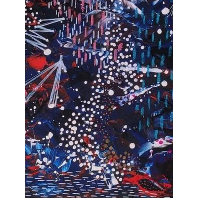 Espace intergalactique | Technique mixte sur toile | Par Namrata Dey