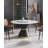 Ryding Modern Round Sintered Stone Dining Table with Rotating Tray-1229869849-1229869829