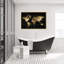 Large Mapamundi Gold - Print on Canvas-696677163-696677158