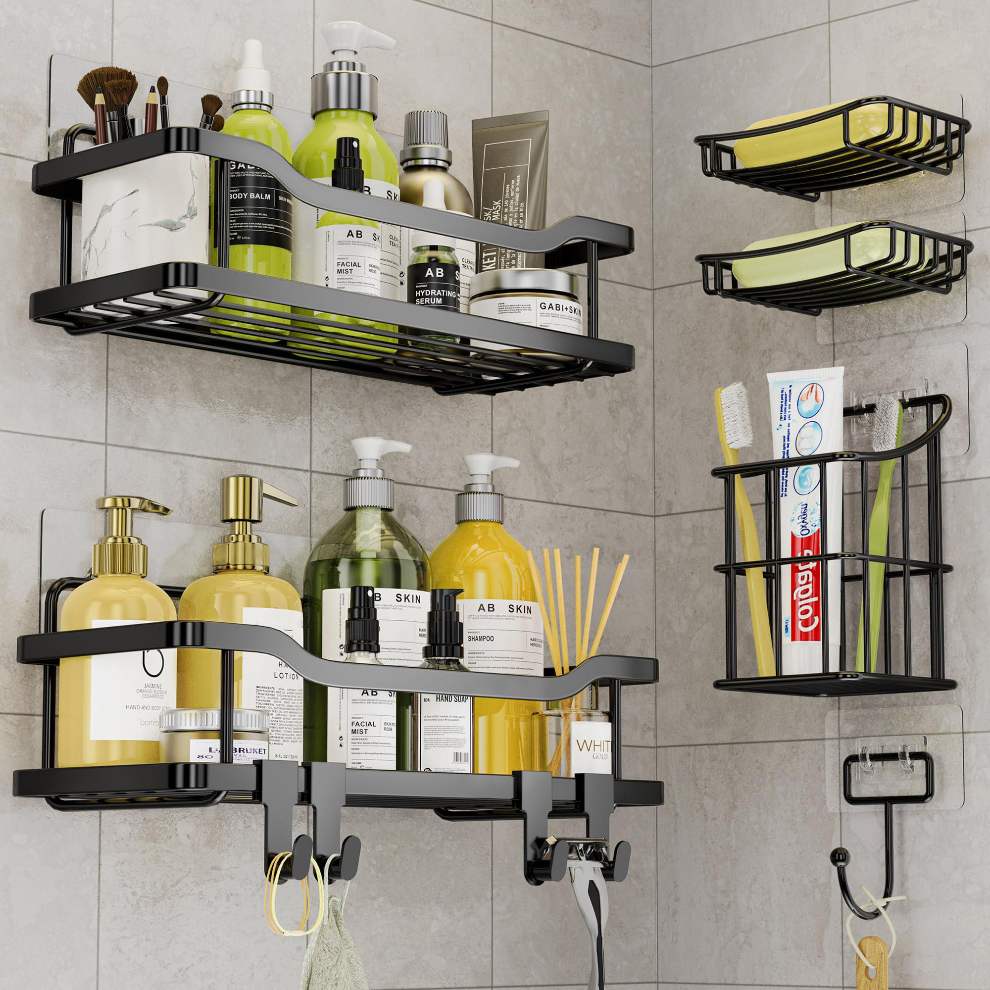 Laleta Suction Shower Shelf Rebrilliant