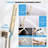 10" High Pressure Rainfall Shower System, Wall Mount Shower Faucet Set with Handheld Spray Brusehd Gold -118735058