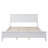 Modern White Solid Wood Platform Bed-646579864