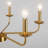 Mayani Roxsanne 6 - Light 24" Dimmable Modern Metal Candle Style Chandelier for Bedroom Living Room Kitchen Island Foyer Entryway-263919206