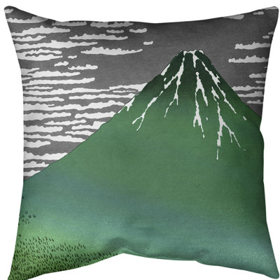 Katsushika Hokusai Fine Wind Clear Morning Euro Pillow