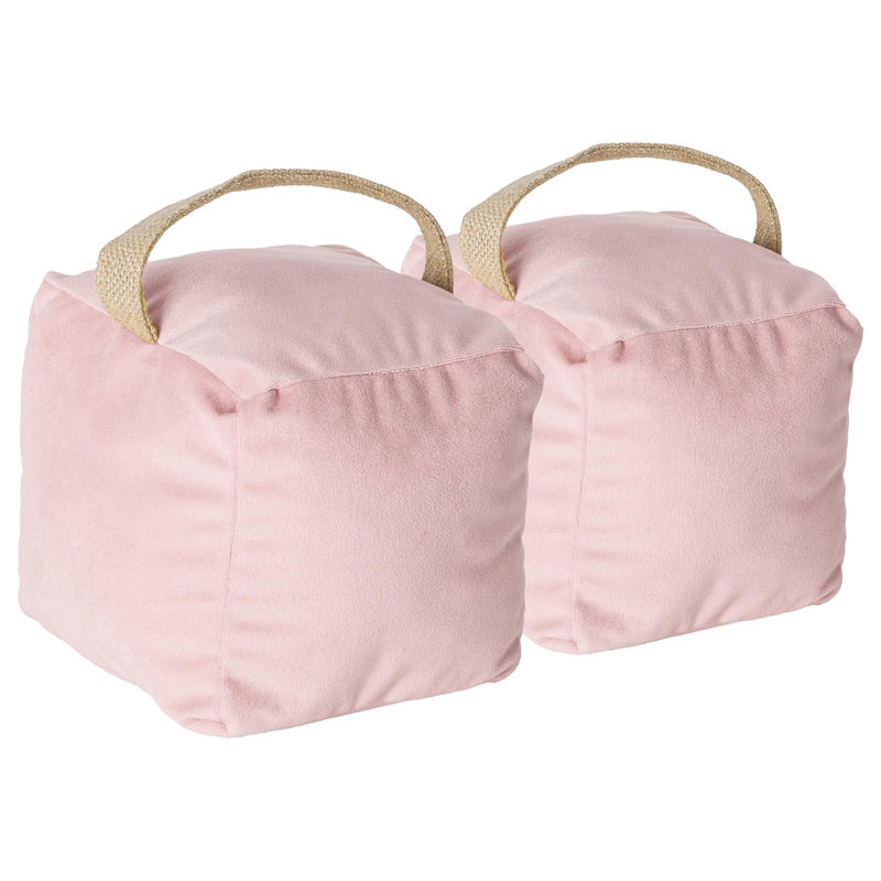Velvet Draft Excluder, Pink