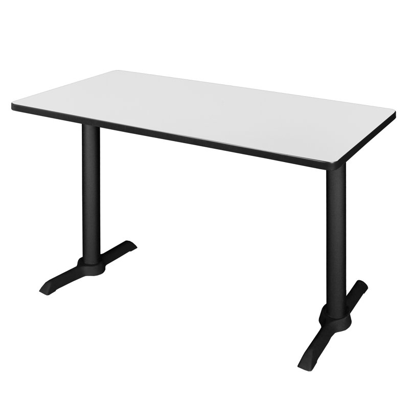 Base et table de formation Cain, H 29 po x L 48 po x l 24 po, Blanc, Noir