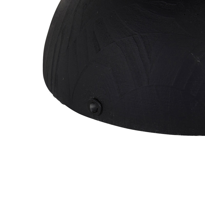 Maddox Resin Table Lamp, Black