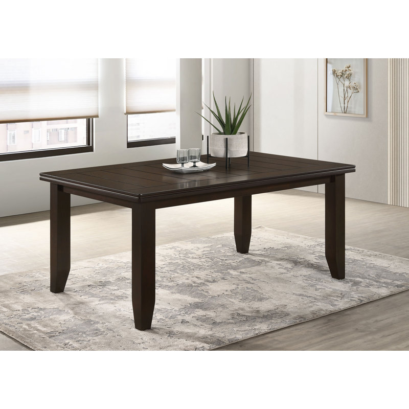 Springhill Rectangular 66-inch Wood Dining Table Cappuccino, Cappuccino, 30" H x 66" W x 42" D