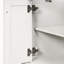 Meuble-lavabo 24 po avec lavabo supérieur, meuble de rangement moderne à 2 niveaux, meuble-lavabo simple, grandes tablettes de rangement-111831859-111831860