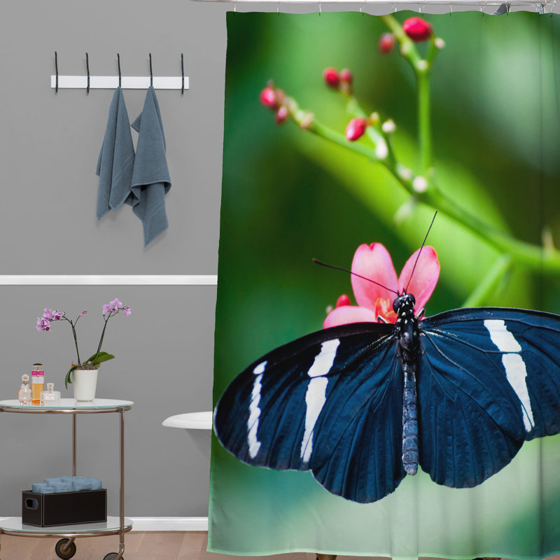 Rideau de douche simple oiseau envie de siffler