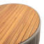 Table basse d'extérieur en bois d'acacia avec côtés en corde Layton