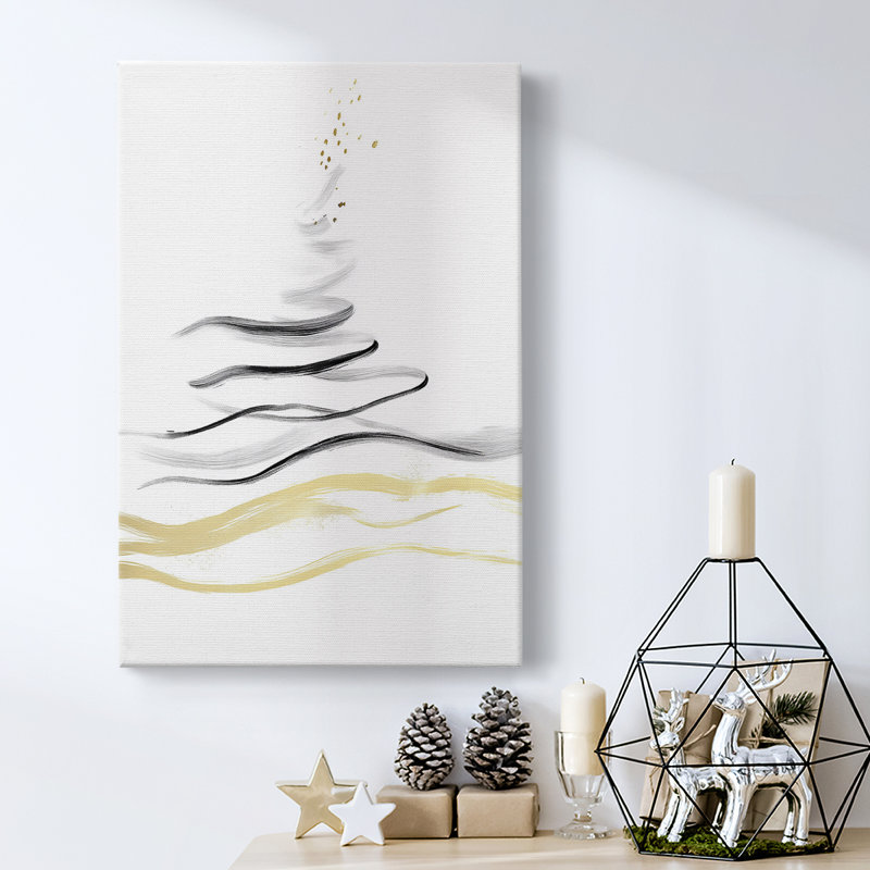 Art des Fêtes de Noël - Toile tendue avec châssis CD XXIV, H 27 po x l 18 po