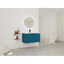 Meuble-lavabo mural 36 po avec lavabo en résine et 2 portes à fermeture en douceur-131271805