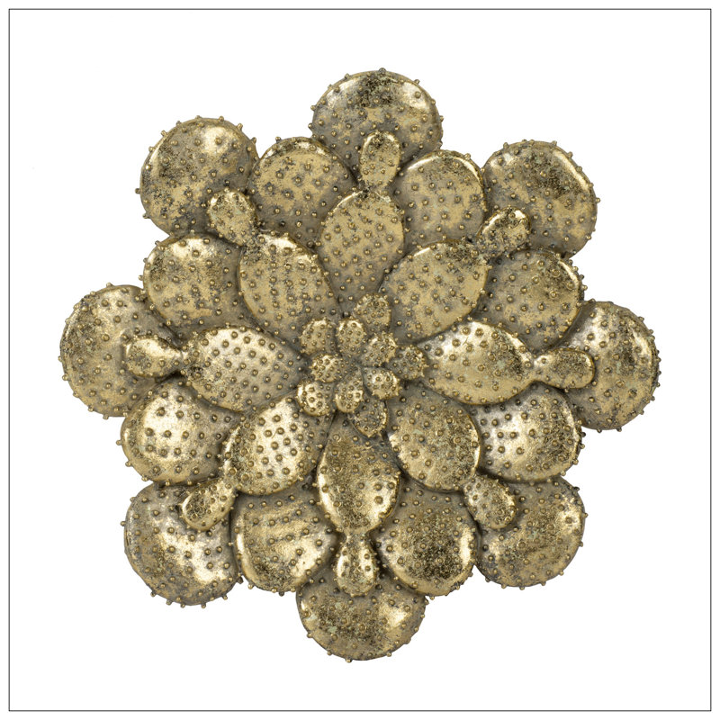 Plaque murale succulente