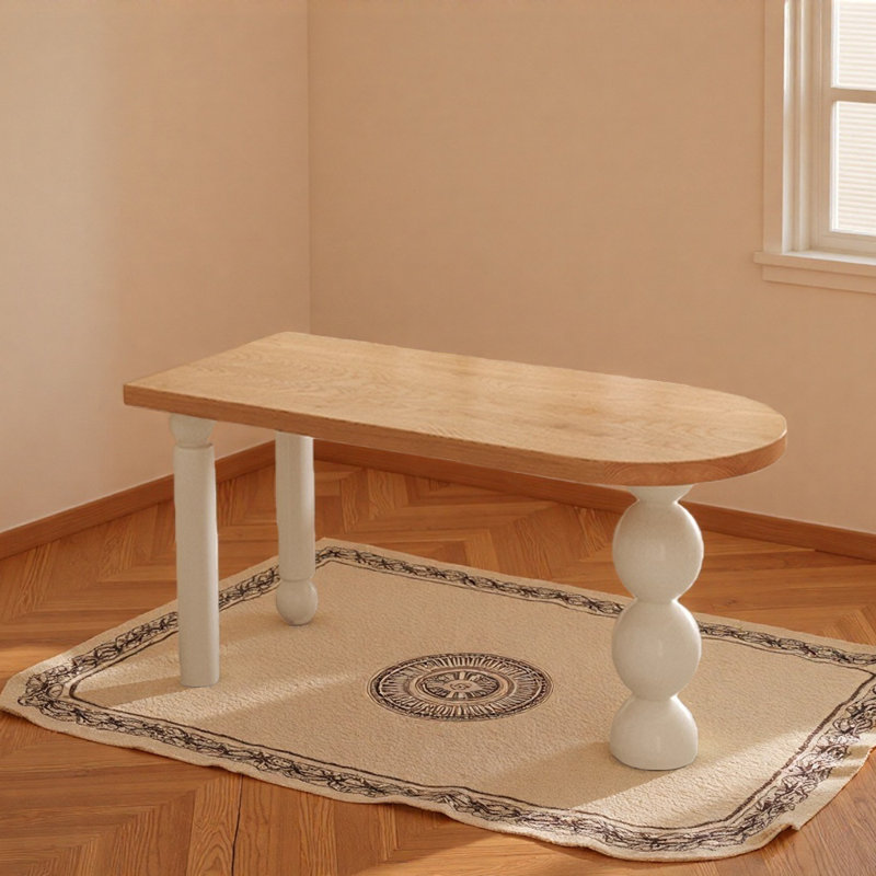 Bureau en bois massif Creative, H 29,52 po x l 55,11 po x P 27,55 po