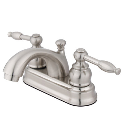 Robinet de salle de bain central à avec drain escamotable abs Knight