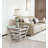 24" Square Modern Stainless Steel End Table-464386150