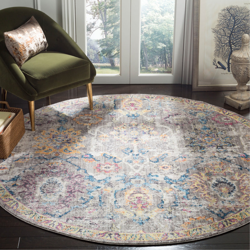Onasander Performance Oriental Rug, Round 7'