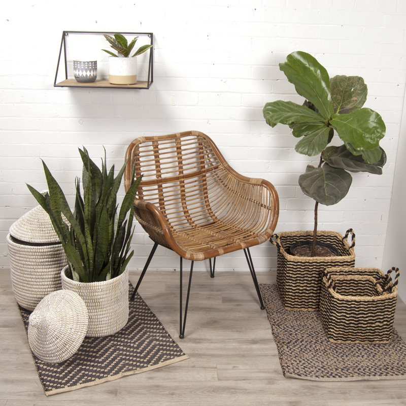 Chaise de patio boho hall Agustin