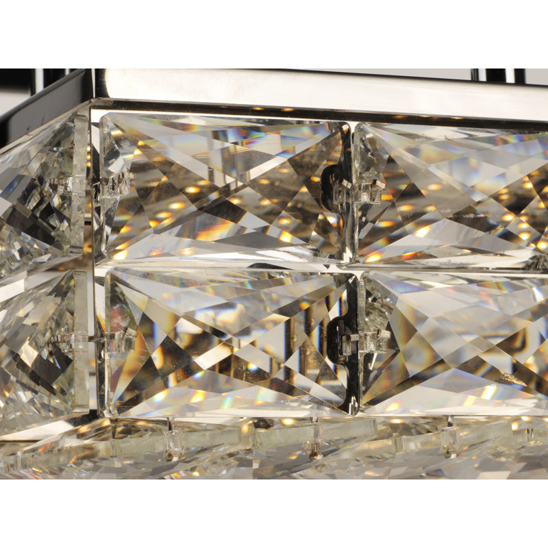 Cockermouth Crystal LED Semi Flush Mount